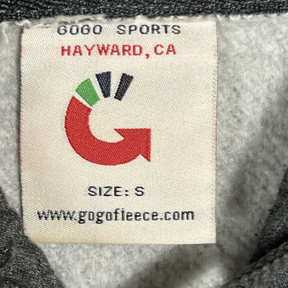 Gogo Fleece COLORADO Spellout Hoodie Men's L Gray Full Zip Sweatshirt Sweater - Picture 4 of 14